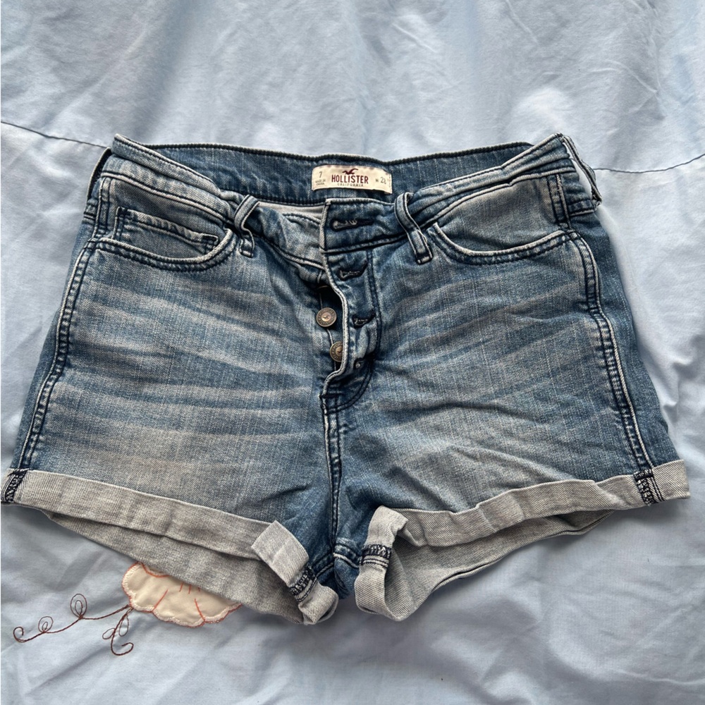 Hollister Blue Denim Shorts